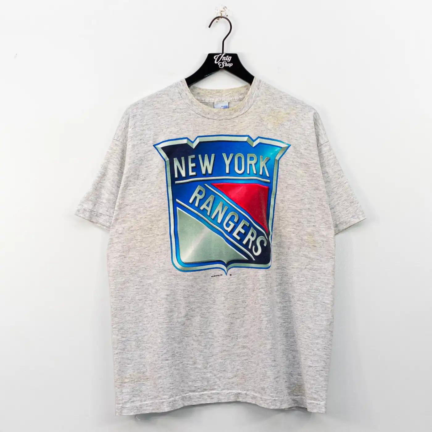 `994 New York Rangers Thrashed T-Shirt Sweatshirt Pullover Hoodie Reprinted Full Color Full Size