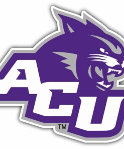 Abilene Christian Wildcats NCAA Logo Vinyl Decals Sticker For Car Truck Door And Window Laptop Gifts For Fans