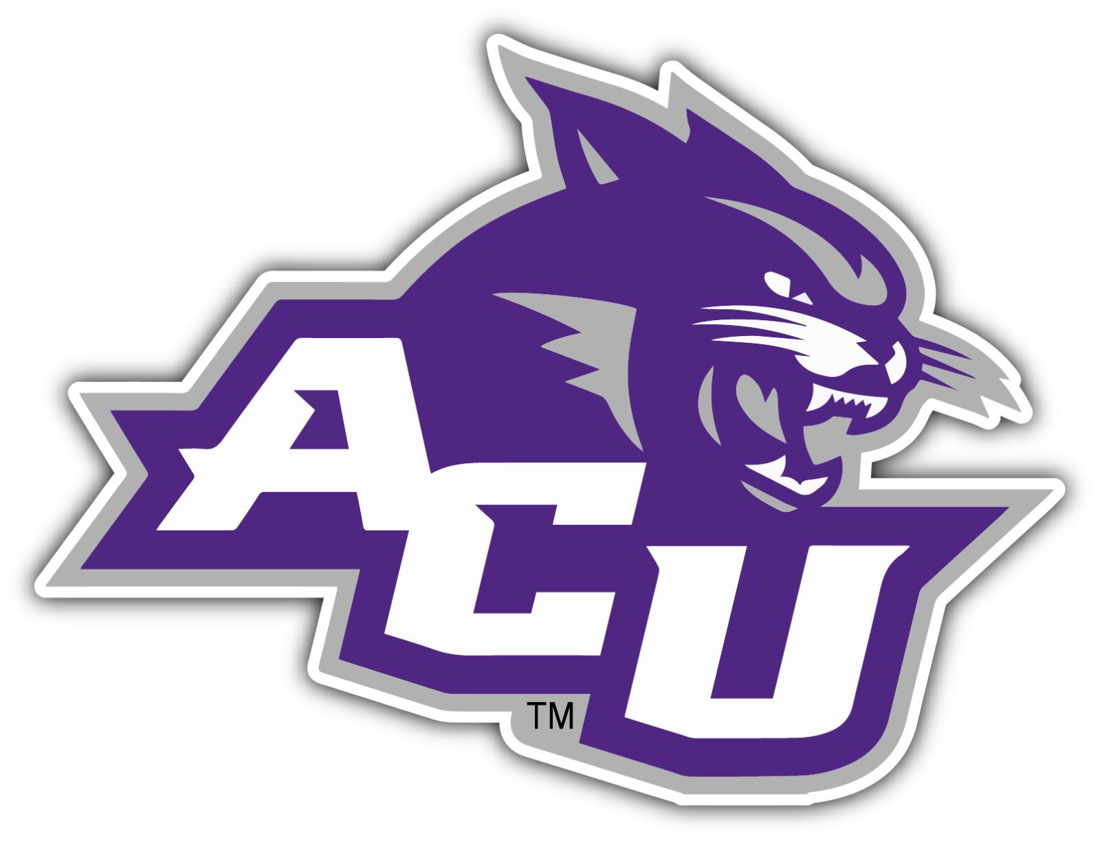 Abilene Christian Wildcats NCAA Logo Vinyl Decals Sticker For Car Truck Door And Window Laptop Gifts For Fans
