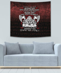 Against You Show No Mercy Tapestry for Wall Décor