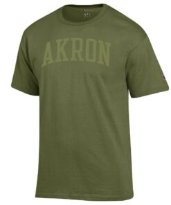 Akron Wayne Champion Short Sleeve T-Shirt, University Of Akron Sweatshirt, Akron Zips Shirt Gifts for NCAA Fans
