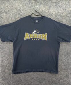 Akron Zips Shirt Adult Mens Faded Champion College Football Grunge