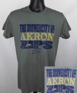 Akron Zips Shirt Unisex Graphic Logo AdulShirt University