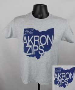 Akron Zips Shirt Unisex Ohio Graphic Logo Shirt, University Of Akron Sweatshirt, Akron Zips Shirt Gifts for NCAA Fans