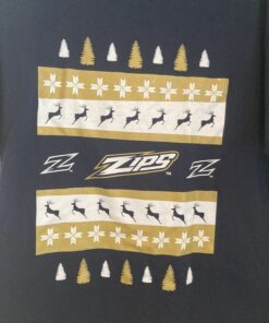 Akron Zips T-Shirt Christmas, University Of Akron Sweatshirt, Akron Zips Shirt Gifts for NCAA Fans
