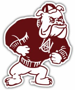 Alabama A&M Bulldogs NCAA Vinyl Decals Sticker For Car Truck Door And Window Laptop Gifts For Fan