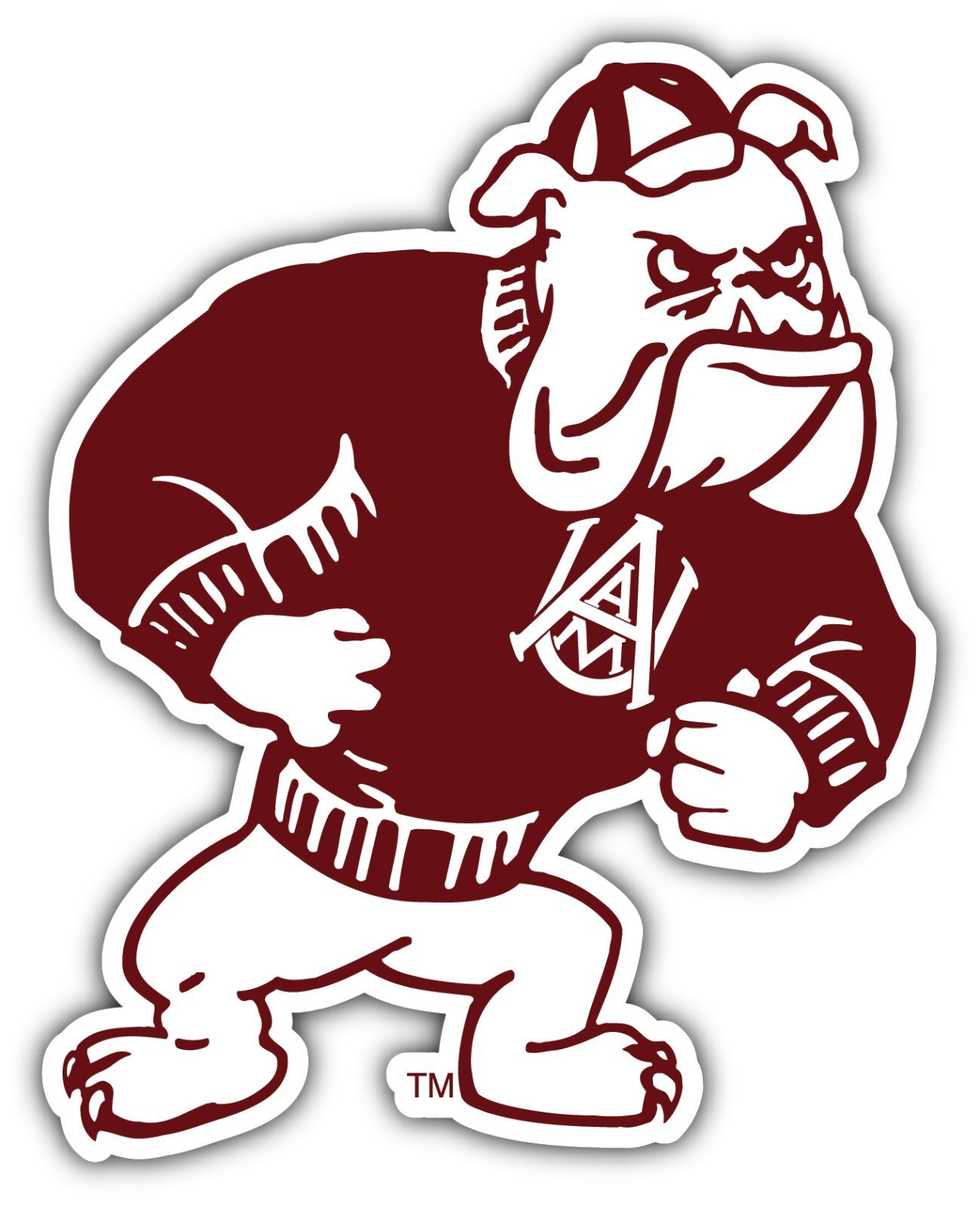 Alabama A&M Bulldogs NCAA Vinyl Decals Sticker For Car Truck Door And Window Laptop Gifts For