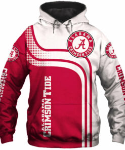 Alabama Crimson Tide Hoodies 3D Pullover and Zip Up Hoodies Gifts for Fans