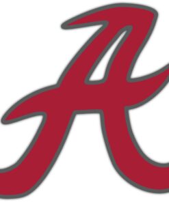 Alabama Crimson Tide NCAA Logo Vinyl Decals Sticker For Car Truck Door And Window Laptop Gift For Fan