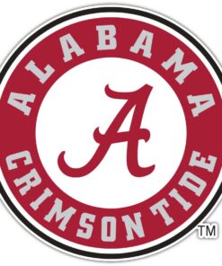 Alabama Crimson Tide NCAA Logo Vinyl Decals Sticker For Car Truck Door And Window Laptop Gifts For Fan