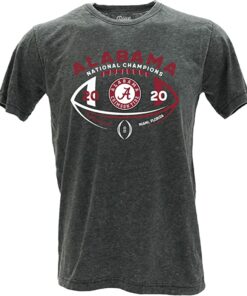 Alabama Crimson Tide National Champs Shirt 2020-2021 Burnout Football