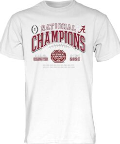Alabama Crimson Tide National Champs Shirt 2020-2021 Laces, Alabama Sweatshirt Full Size Gifts for NCAA Fans