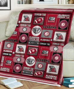 Alabama Crimson Tide Sherpa Fleece Blanket Gifts for Fans