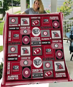 Alabama Crimson Tide Sherpa Fleece Blanket Gifts for Fans