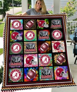 Alabama Crimson Tide Sherpa Fleece Blanket NCAA Gifts For Fans