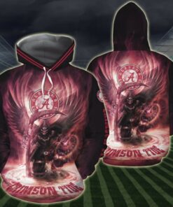Alabama Crimson Tide Style 3D All Over Print Zip Hoodie Gifts For Ncaa Fans
