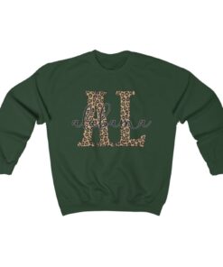 Alabama State Leopard Sweatshirt, Alabama Sweatshirt Gifts for Alabama Fans