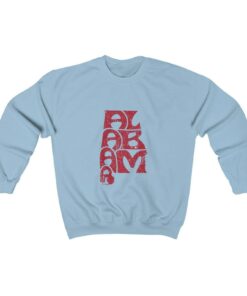 Alabama State Sweatshirt, Alabama Crewneck, Alabama TourisShirt, Alabama State Apparel, State Of Alabama, Vintage Alabama Sweatshirt