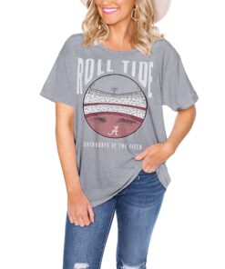 Alabama Sweatshirt Gifts for NCAA Fans, Alabama Crimson Tide Stadium Lights Easy T-Shirt