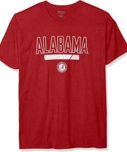 Alabama Sweatshirt Gifts for NCAA Fans, Champion NCAA Mens Athletic Short Sleeve T-Shirt
