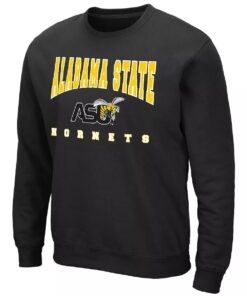 Alabama Sweatshirt Gifts for NCAA Fans, Colosseum Alabama State Hornets Fleece Sweatshirt