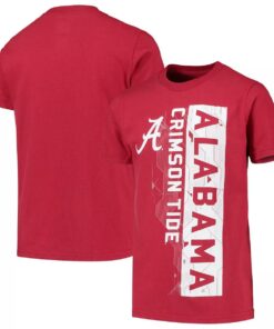 Alabama Sweatshirt Gifts for NCAA Fans, Youth Crimson Alabama Crimson Tide Challenger T-Shirt