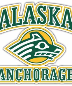 Alaska Anchorage Seawolves NCAA Logo Vinyl Decals Sticker For Car Truck Door And Window