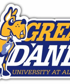 Albany Great Danes NCAA Logo Vinyl Decals Sticker For Car Truck Door And Window Laptop Gifts For Fan