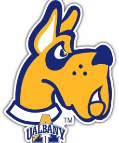 Albany Great Danes NCAA Logo Vinyl Decals Sticker For Car Truck Door And Window Laptop Gifts For Fans
