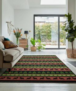 Alces Alces Kitchen Rugs, Rustic Moose Rug, Rustic Rug, Rustic Lodge Area Rugs, Carpet for Living Room A35