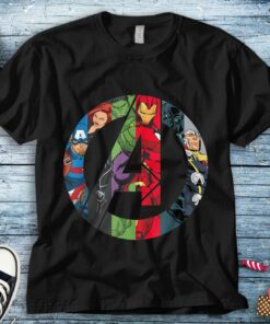 Amazing Avenger Marvel Comics Avenger Logo Unisex Tee Adult T-shirt For Men Women Kid Shirt Long Sleeve Hoodie Sweatshirt Woman's Tank