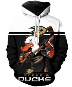 Anaheim Ducks Hoodie Mascot 3D Printed Gifts for Fans