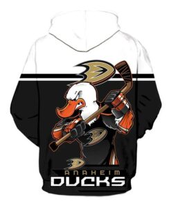 Anaheim Ducks Hoodie Mascot 3D Printed Gifts for Fans