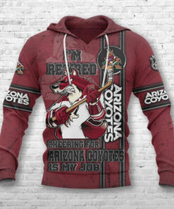 Anaheim Ducks Hoodies I'm Retired Gifts for Fans