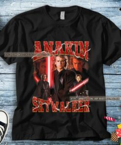 Anakin Skywalker Portrait Poster Star Wars Shirt Unisex Adult T-shirt Kid Shirt Toddler Tee Women's Tank