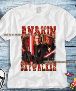 Anakin Skywalker Portrait Poster Star Wars Shirt Unisex Adult T-shirt Kid Shirt Toddler Tee Women's Tank