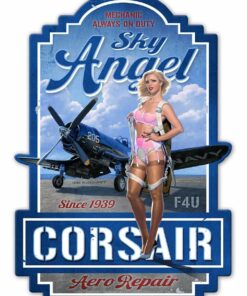 Angels Corsair 1939 Vintage Vinyl Decal Sticker Waterproof