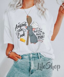 Anyone can Cook but I'm here to Eat, Remy Ratatouille shirt, Mouse Chef Shirt, Matching Epcot Family Shirt, Ratatouille Tees, Food and Wine Gift Adult Kid Toddler Tee