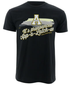 App St Mountaineers It's Pronounced App A Latch Un Short Sleeve Shirts