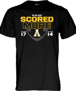 App State Mountaineers Scored More Short Sleeve Shirts, App State Shirts for Appalachian State Mountaineers Football Team Lovers
