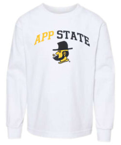 App State Sweatshirt Full Size Gifts for NCAA Fans, Mv Sport Two Color App State Yosef Youth Shirts