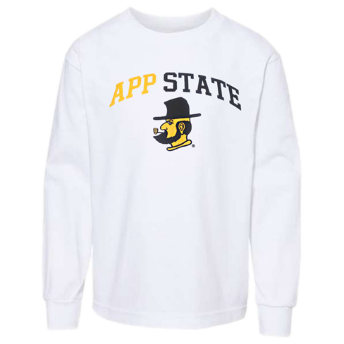 App State Sweatshirt Full Size Gifts for NCAA Fans, Mv Sport Two Color App State Yosef Youth Shirts