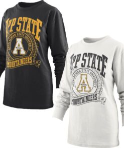 App State Sweatshirt Full Size Gifts for NCAA Fans, Pressbox App State Mountaineers Pine Shirts