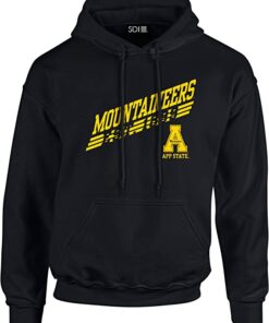 App State Sweatshirt Full Size Gifts for NCAA Fans, Sdi NCAA 50/50 Blended 8 Oz. Hooded Sweatshirt