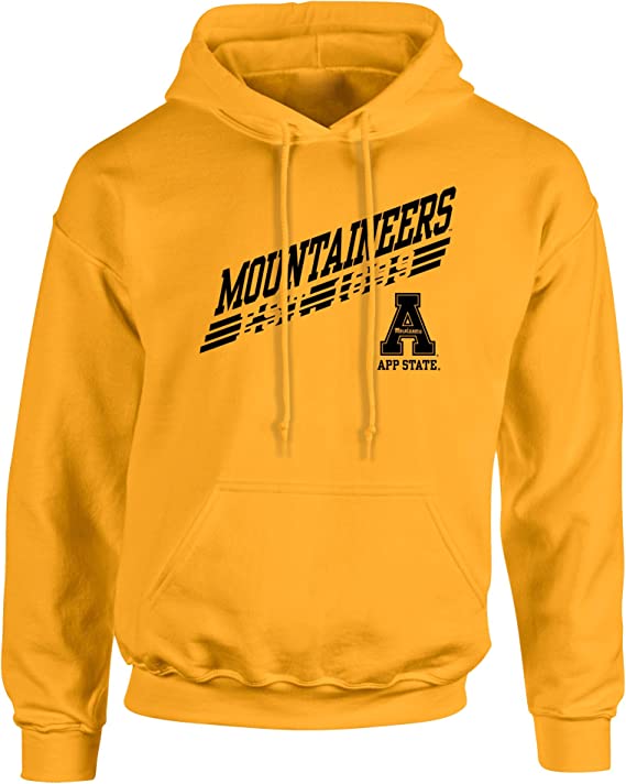 App State Sweatshirt Full Size Gifts for NCAA Fans, Sdi NCAA 50/50 Blended 8 Oz. Hooded Sweatshirt