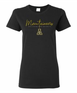 App State Thin Script Womens Shirts, App State Shirts Gifts for Fans
