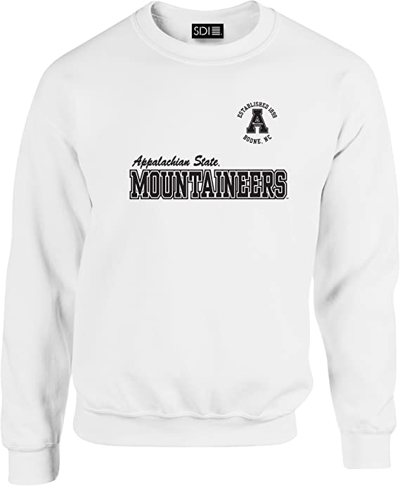 Appalachian State 50/50 Blended 8 Oz. Crewneck Sweatshirt, App State Shirts for Appalachian State Mountaineers Football Team Lovers