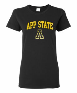 Appalachian State Mountaineers Arch Logo Ladies Shirts, App State Shirts for Appalachian State Mountaineers Football Team Lovers