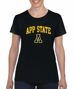 Appalachian State Mountaineers Arch Logo Ladies Shirts, App State Shirts for Appalachian State Mountaineers Football Team Lovers