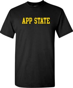 Appalachian State Mountaineers Basic Block, Team Color Shirts, College, University